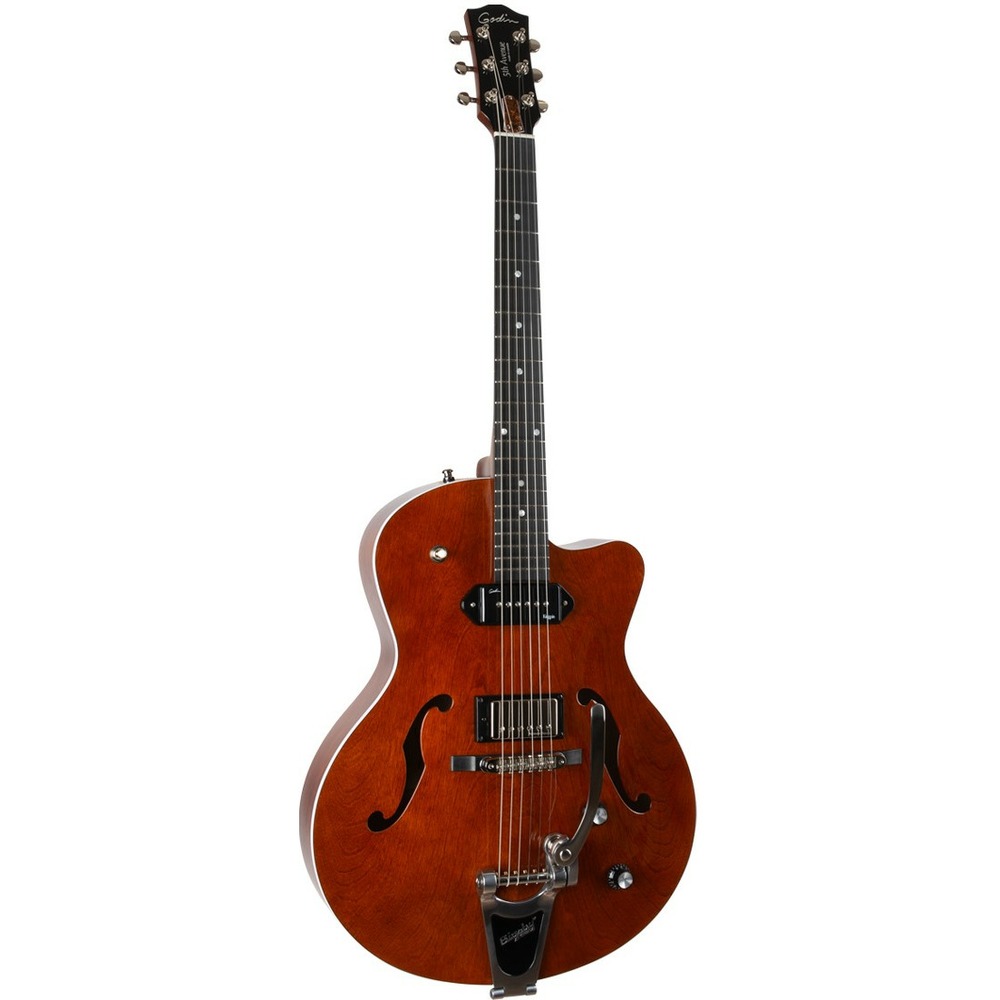 Гитара полуакустическая Godin 047802 5th Ave Uptown Custom Havana Brown