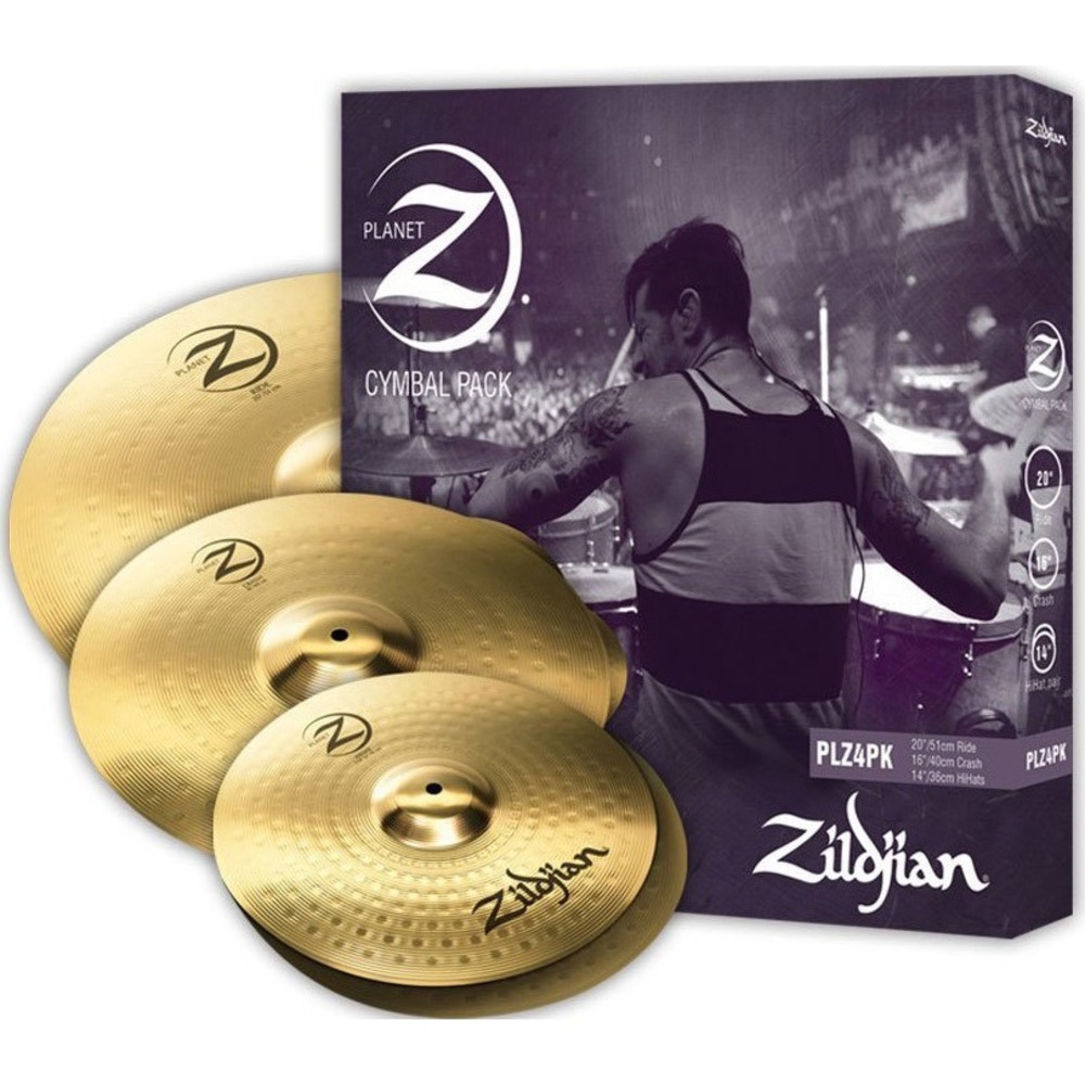 Набор тарелок для ударной установки ZILDJIAN ZP4PK PLANET Z 4 CYMBAL PACK