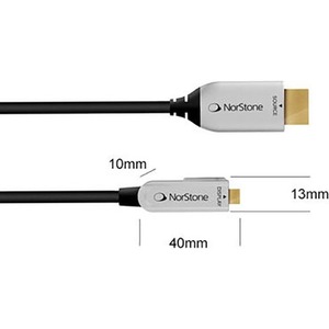 Кабель HDMI - HDMI оптоволоконные Norstone Jura HDMI-OPTIC 150 15.0m