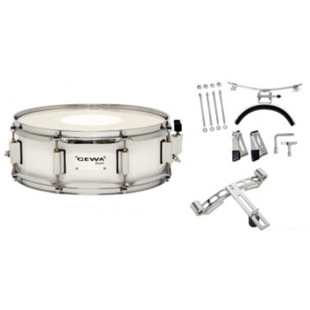 Маршевый барабан Gewa Birch White Chrome HW SH 14x5.5