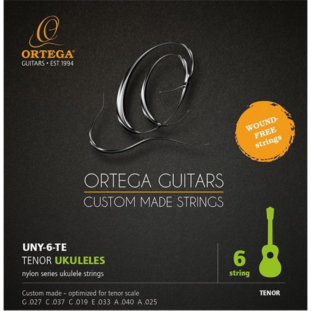 Струны для 6-струнного укулеле тенор Ortega UNY-6-TE