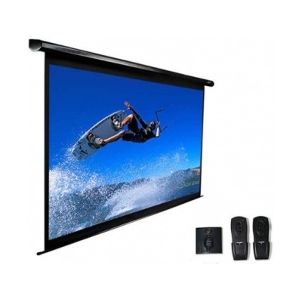 Экран для дома, настенно потолочный с электроприводом Elite Screens VMAX150XWH2