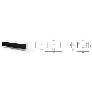 Тумба для ТВ Spectral DS01 KG-SNG-SF
