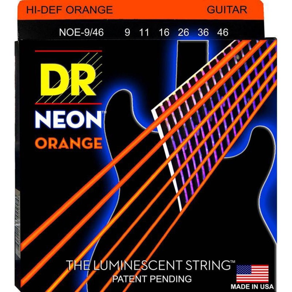 Струны для 6-ти струнной электрогитары DR String NOE-9/46