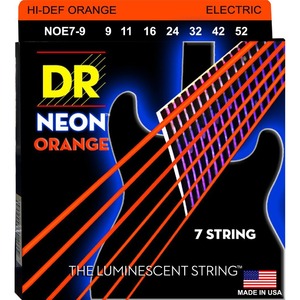 Струны для 7-ми струнной электрогитары DR String NOE7-11