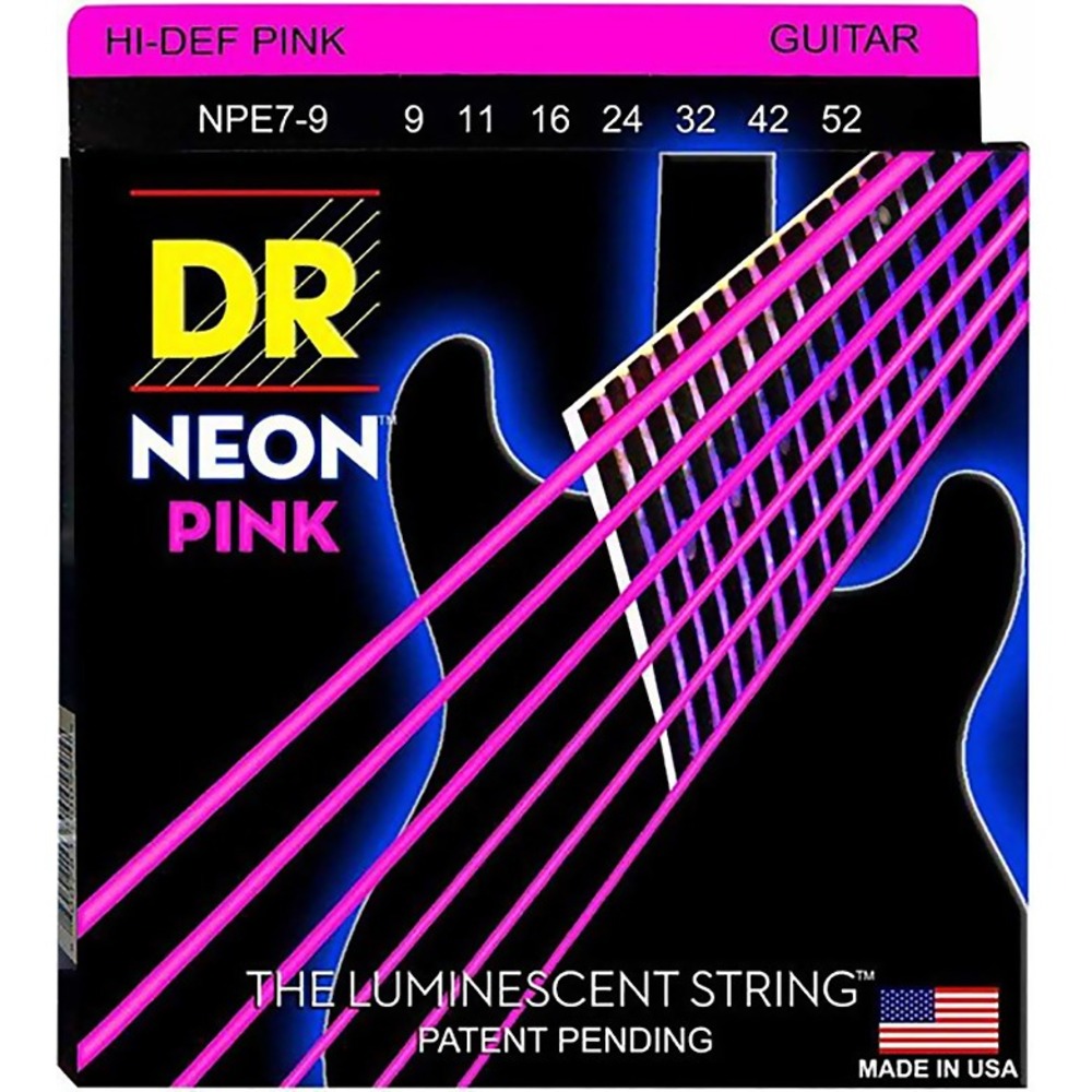 Струны для 7-ми струнной электрогитары DR String NPE7-9