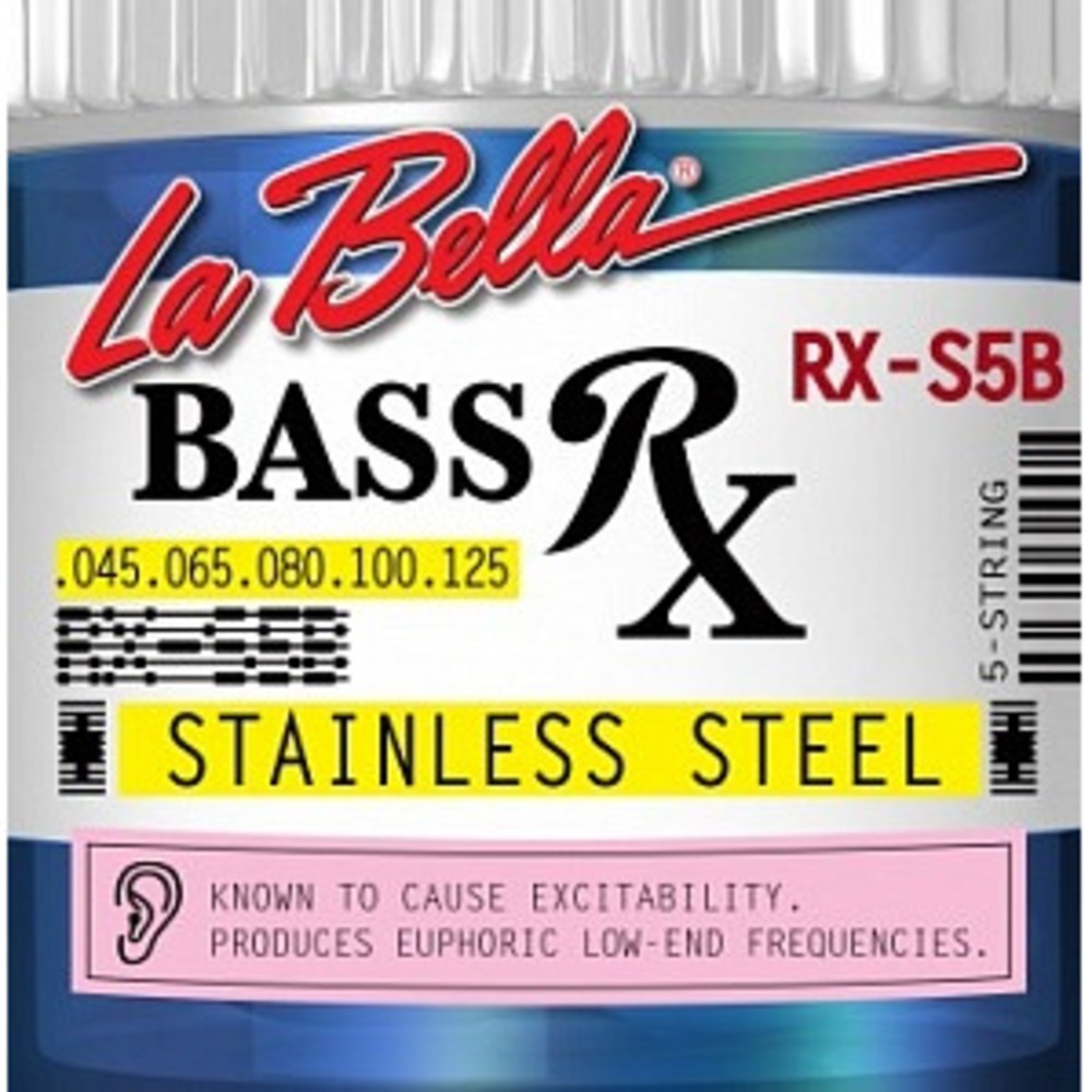 Струны для 5-ти струнной бас-гитары LA BELLA RX-S5B RX Stainless