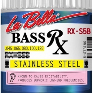 Струны для 5-ти струнной бас-гитары LA BELLA RX-S5B RX Stainless