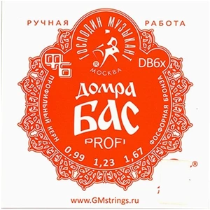 Струны для домры бас Господин Музыкант DB6