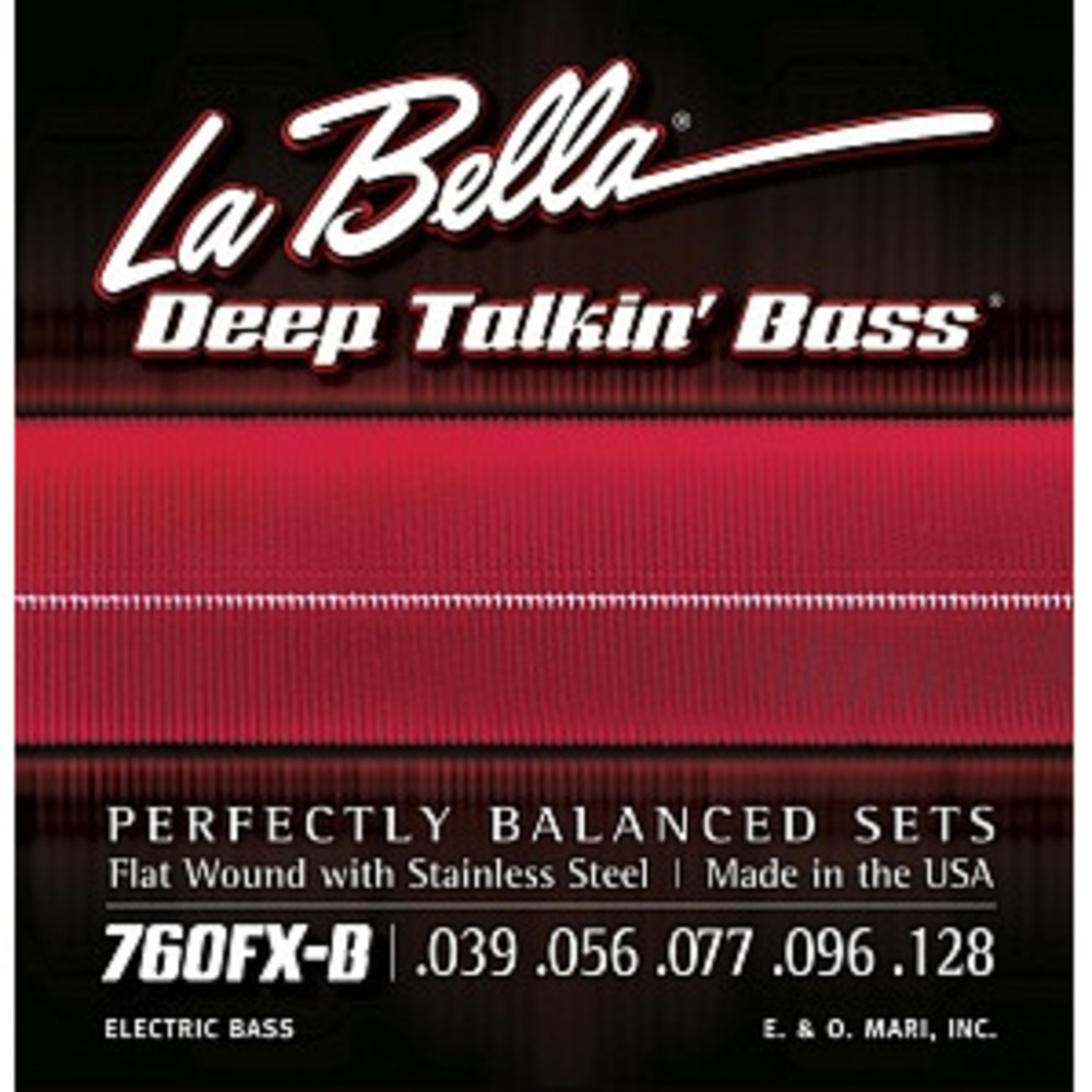Струны для 5-ти струнной бас-гитары La Bella 760FX-B Deep Talkin Bass