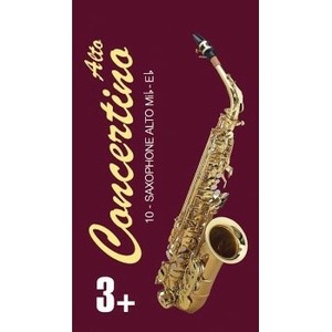 Трости для саксофона альт номер 3+ (10шт) FedotovReeds FR17SA05 Concertino