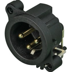 Терминал XLR (Папа) Neutrik NC3MAAH