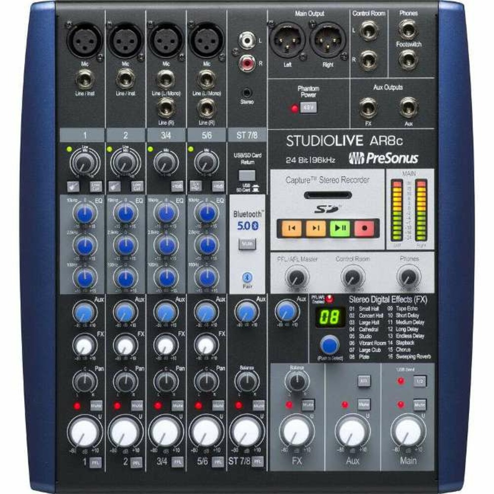 Аналоговый микшер PreSonus StudioLive AR8c