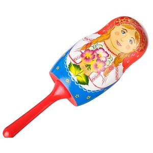 Погремушка матрешка Мастерская Сереброва MS-K1-PG-12