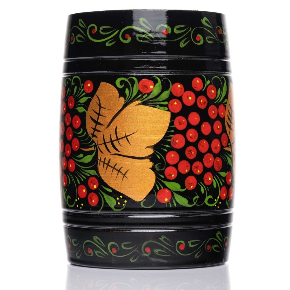 Погремушка бочонок Мастерская Сереброва MS-K1-PG-09