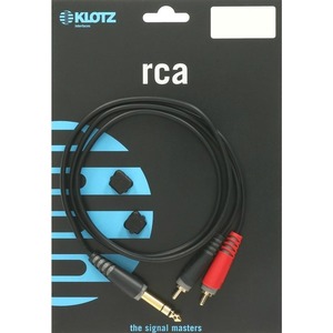 Кабель аудио 1xJack - 2xRCA KLOTZ AY3-0300 3.0m