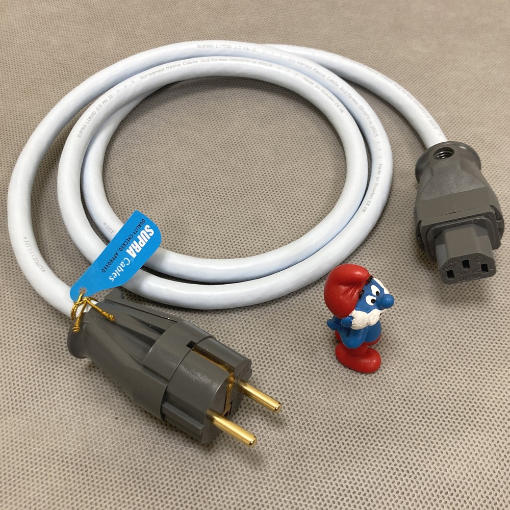 Кабель силовой Schuko - IEC C13 Supra LoRad 2.5 CS-EU (10A) 1.5m