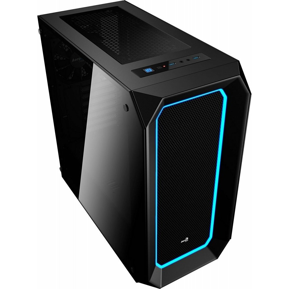 Корпус для игрового ПК Aerocool P7-C0 Black ATX Window без БП