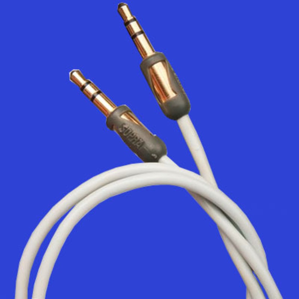 Кабель аудио 1xMini Jack - 1xMini Jack Supra MP-Cable 0.8m