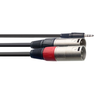 Кабель аудио 1xMini Jack - 2xXLR Stagg SYC2/MPS2XM 2.0m