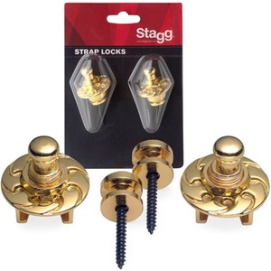 Крепление ремня на гитару Stagg SSL1 GD