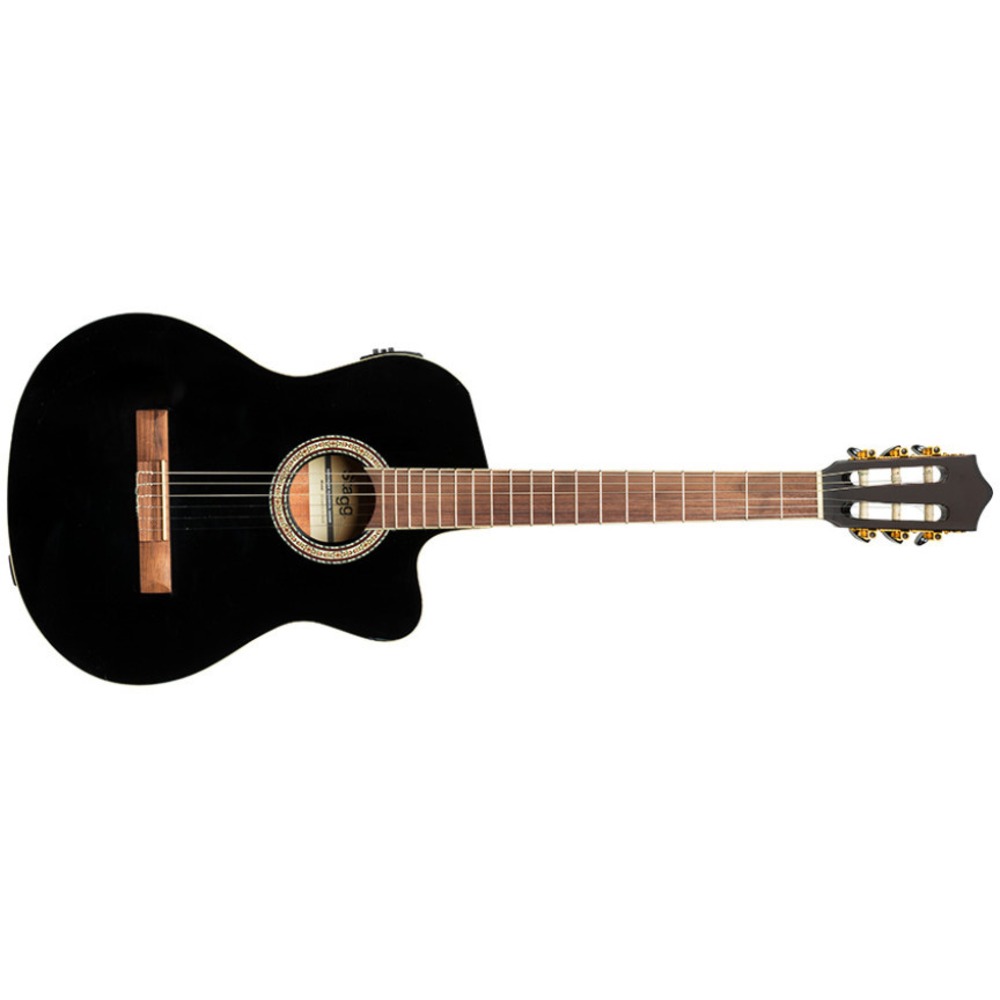 Электроакустическая гитара Stagg SCL60 TCE-BLK