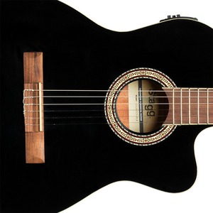 Электроакустическая гитара Stagg SCL60 TCE-BLK