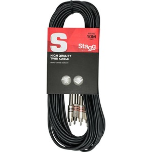 Кабель аудио 2xRCA - 2xRCA Stagg STC10C 10.0m