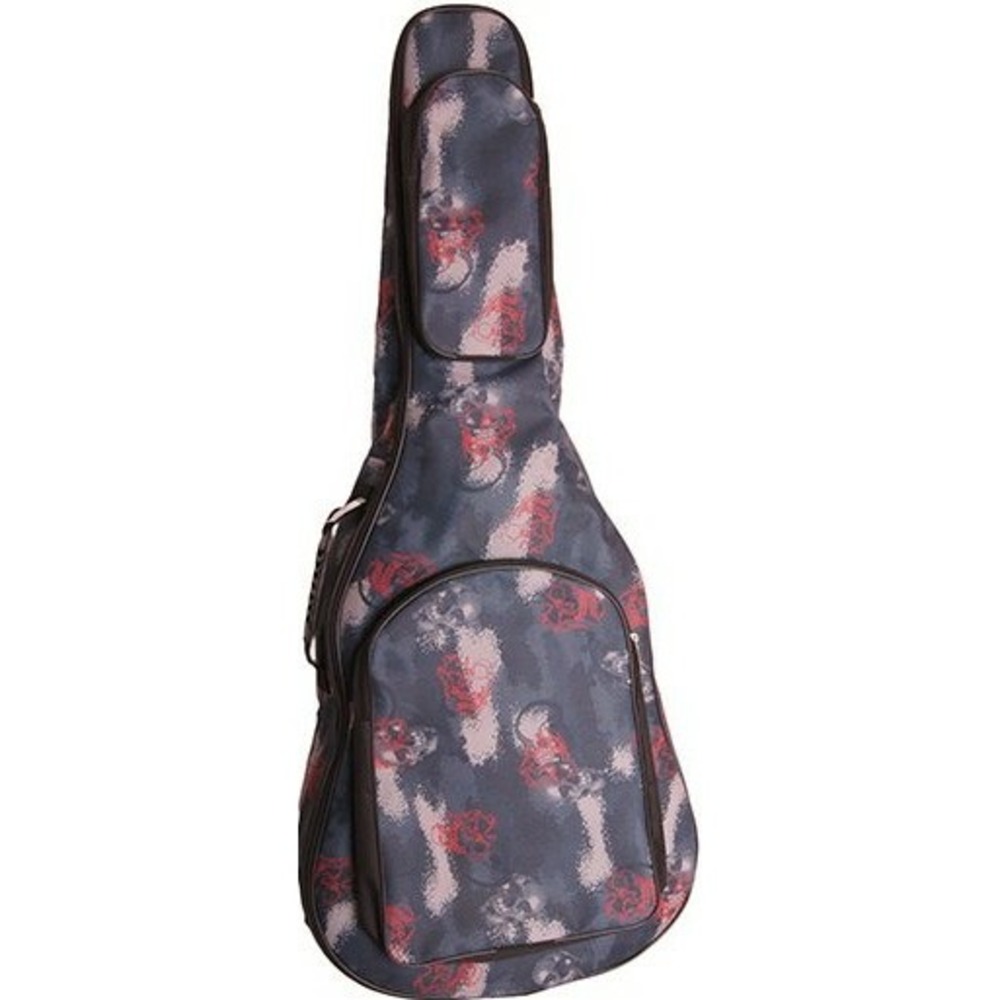 Чехол для гитары дредноут MEZZO MZ-ChG-12-3skull b