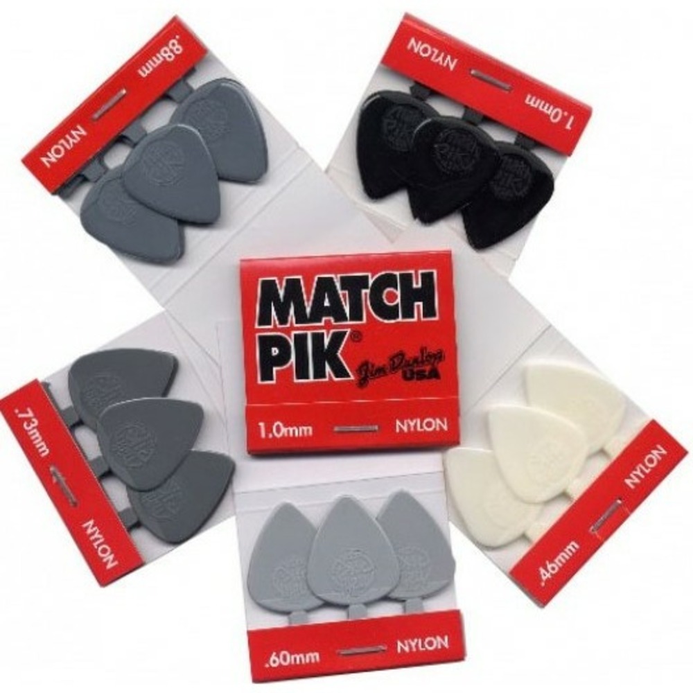 Медиатор DUNLOP 448R1.0 Match Pik Nylon