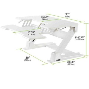 Подставка на компьютерный стол для работы стоя Eureka CV-PRO36W