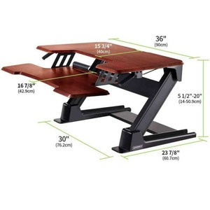 Подставка на компьютерный стол для работы стоя Eureka CV-PRO36C