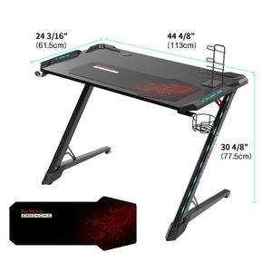 Стол игровой Eureka ERK-Z1S-PRO-43B