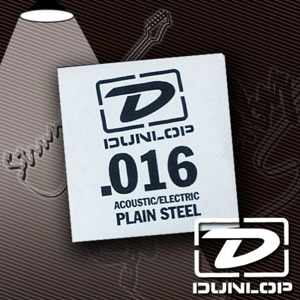 Струна отдельная для электрогитары .016 DUNLOP DPS16