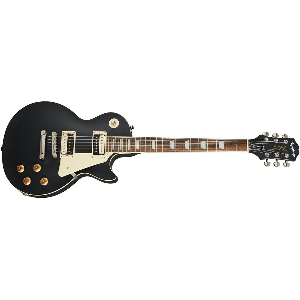 Электрогитара Les Paul Epiphone Les Paul Classic Worn Ebony