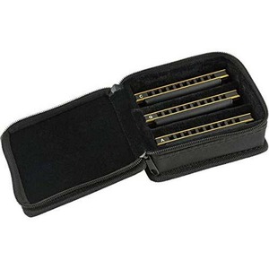 Губная гармошка Fender Blues DeVille Harmonica Pack of 3 with Case