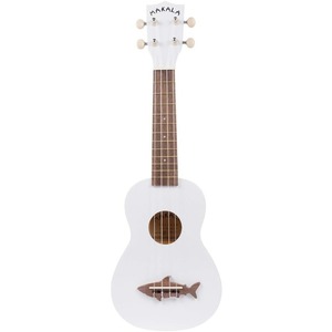 Укулеле сопрано KALA MK-SS/WHT MAKALA SHARK SOPRANO UKULELE GREAT WHI