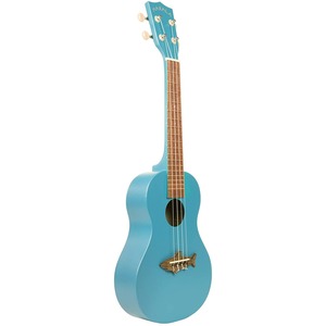 Укулеле концерт KALA MK-CS/BLU MAKALA SHARK CONCERT UKULELE MAKO BLUE VINTAGE FINISH