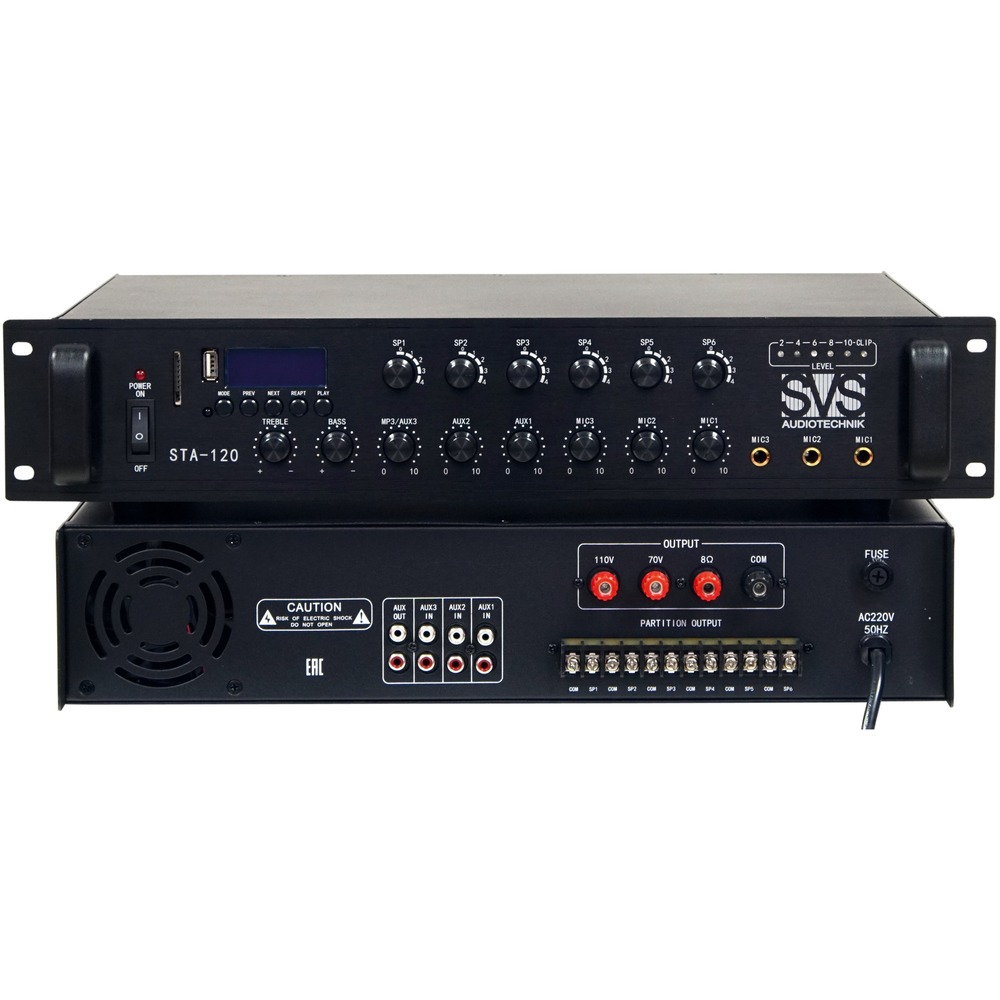 Усилитель трансляционный зональный SVS Audiotechnik STA-120