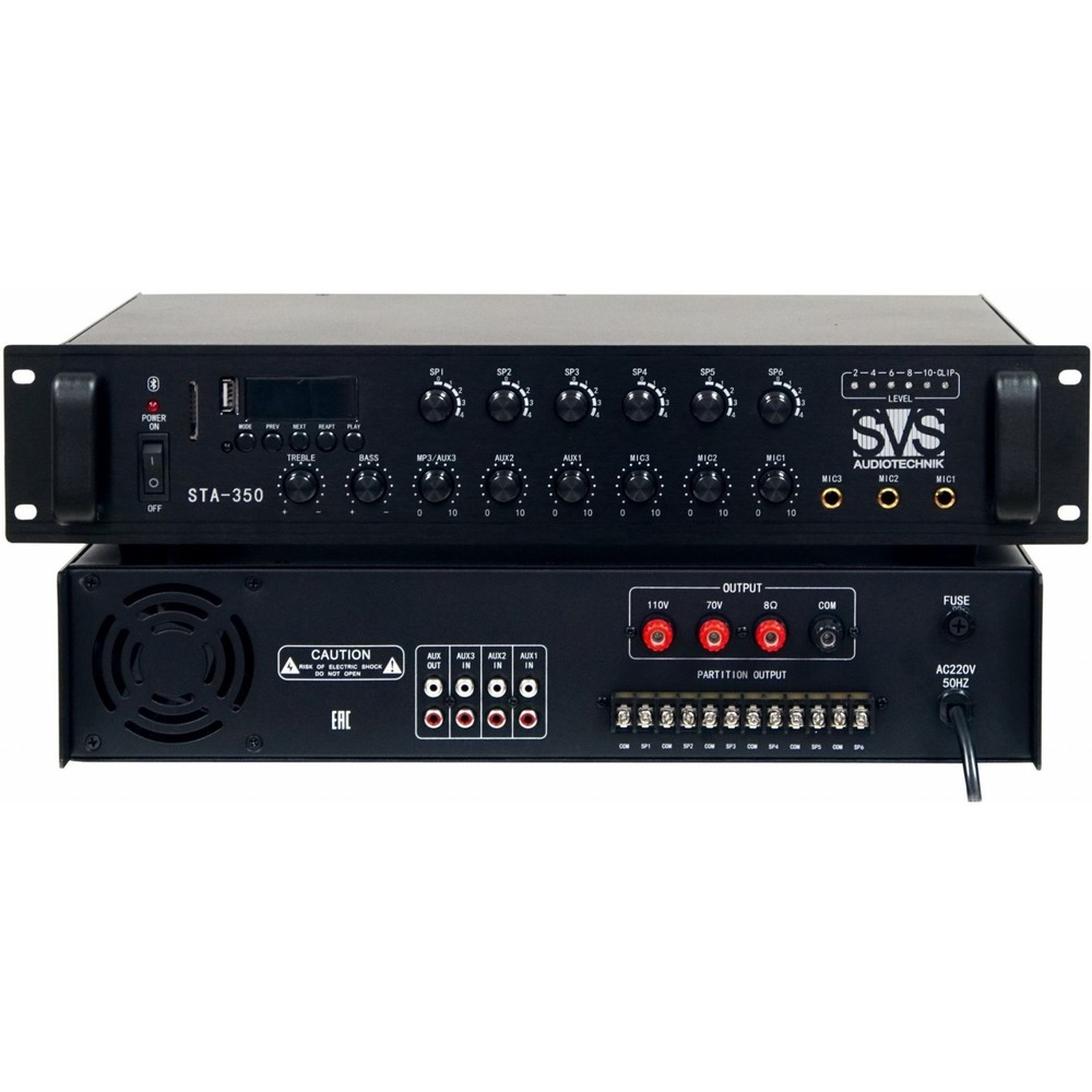 Усилитель трансляционный зональный SVS Audiotechnik STA-350