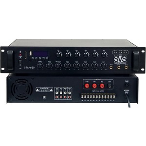 Усилитель трансляционный зональный SVS Audiotechnik STA-650