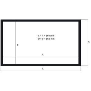 Экран для проектора Kauber Frame Velvet Cinema 100" 16:9 Peak Contrast S