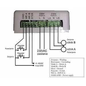 Контроллер для проекционных экранов или лифтов Kauber 12В