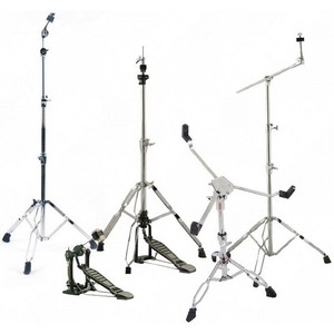 Комплект стоек для тарелок и педаль для бас-барабана WEBER Iron Poison