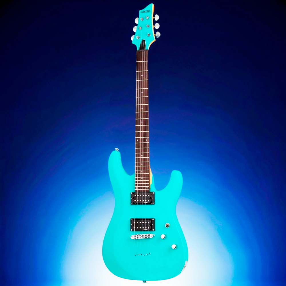 Электрогитара SCHECTER C-6 Deluxe Satin Aqua