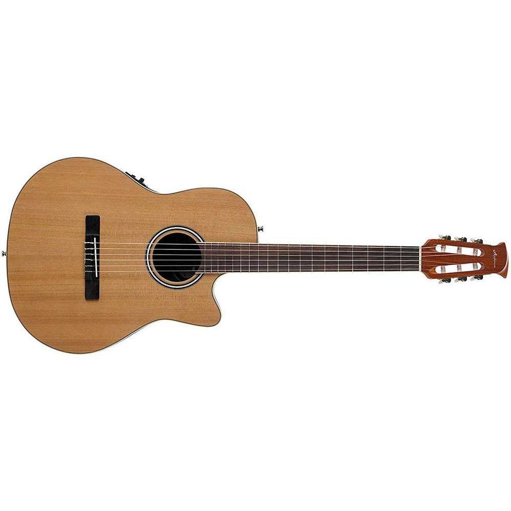 Электроакустическая гитара Ovation APPLAUSE AB24CII-CED Balladeer Mid Cutaway Nylon Natural Satin