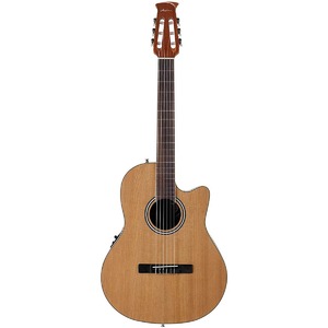 Электроакустическая гитара Ovation APPLAUSE AB24CII-CED Balladeer Mid Cutaway Nylon Natural Satin