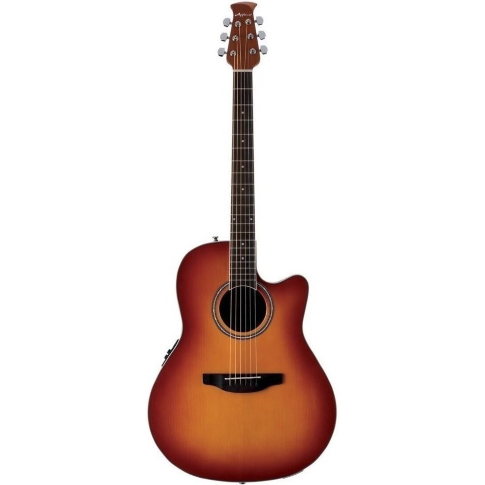 Электроакустическая гитара Ovation APPLAUSE AB24II-HB Balladeer Mid Cutaway Honey