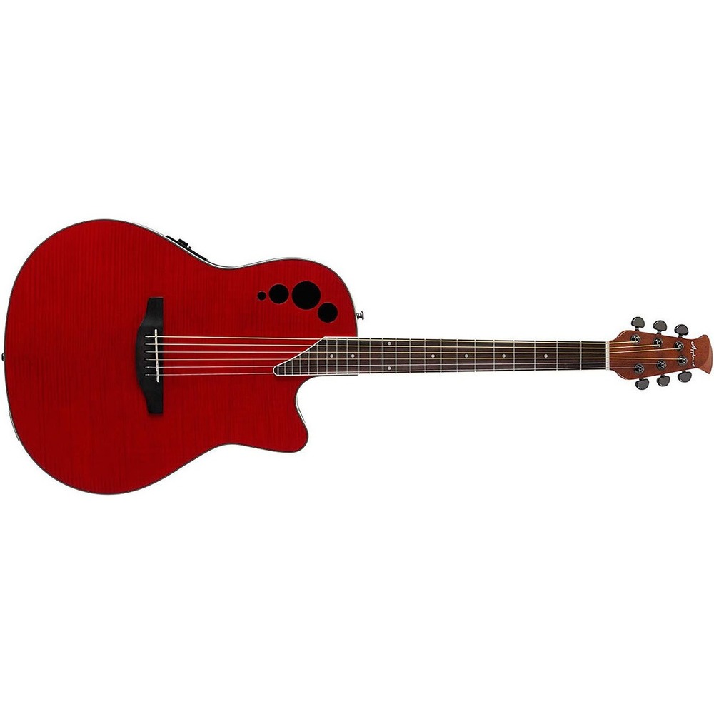 Электроакустическая гитара Ovation APPLAUSE AE44IIP-CHF Mid Cutaway Cherry Flame