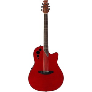 Электроакустическая гитара Ovation APPLAUSE AE44IIP-CHF Mid Cutaway Cherry Flame